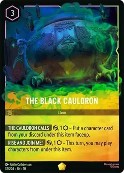 The Black Cauldron 32/204 Whispers In the Well Legendary Cold Foil Lorcana - Image 1