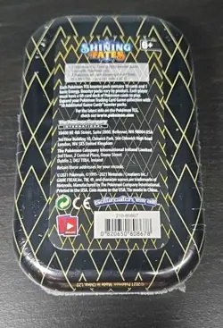 Pokemon TCG - Shining Fates Mini Tin (Kyogre Art) - 2 Packs Inside! New, Sealed - Image 2