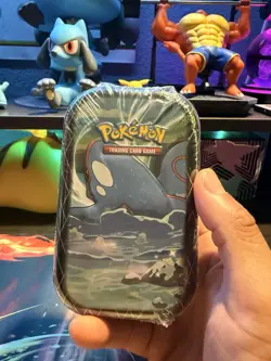 2021 Pokemon TCG: Shining Fates Mini Tin (Kyogre) Factory Sealed - Image 1