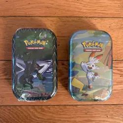 Shining Fates Mini Tins - Full Art Set of 2 Tins - Pokemon TCG New - Image 1