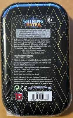 2021 Pokemon TCG: Shining Fates Mini Tin (Kyogre) Factory Sealed - Image 2