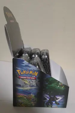 Pokemon TCG Shining Fates Mini Tin Art Set of 5 Tins with Display - Brand New - Image 4