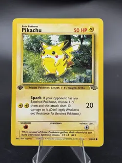 Pikachu - 60/64 - 1999 Jungle 1st Edition - WOTC - Common - LP/MP - Pokemon TCG - Image 1