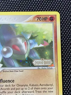 Anorith Legend Maker Stamped 29/92 Uncommon Reverse Holo Pokemon Card LP/NM - Image 3