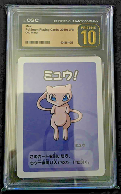 2019 POKEMON PLAYING CARDS JPN OLD MAID MEW CGC 10 PRISTINE - Image 1