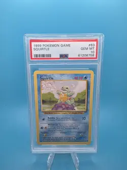PSA 10 Squirtle 063/102 Base Set Regular - Image 1