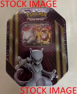 POKEMON 2016 XY Triple Power Mewtwo EX - Factory Sealed Collector Tin - Image 1