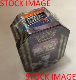 POKEMON 2016 XY Triple Power Mewtwo EX - Factory Sealed Collector Tin - Image 3