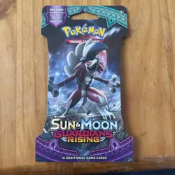 Pokemon TCG Sun and Moon Guardians Rising Sleeved Booster Pack New and Sealed - Image 1