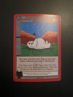 MetaZoo Feign Death 29/45 Non Holo Card 2022 Caster’s Cup (Excellent) - Image 1