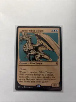 MTG English Ancient Silver Dragon (Showcase) NM Normal - Image 1