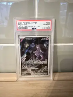 Pokemon Card Mewtwo SVP 052 Scarlet & Violet 151 UPC Promo PSA 10 Gem Mint - Image 1