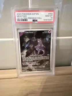 Pokemon Card Mewtwo SVP 052 Scarlet & Violet 151 UPC Promo PSA 10 Gem Mint - Image 2
