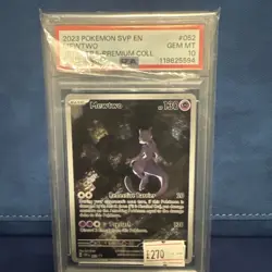 Pokemon Card Mewtwo SVP 052 Scarlet & Violet 151 UPC Promo PSA 10 Gem Mint - Image 1