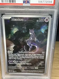 Pokemon Card Mewtwo SVP 052 Scarlet & Violet 151 UPC Promo PSA 10 Gem Mint - Image 3