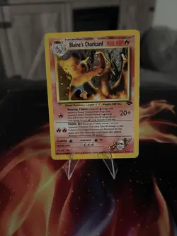 Blaine's Charizard 2/132 Gym Challenge Holo MP/LP WOTC Vintage Grail - Image 2