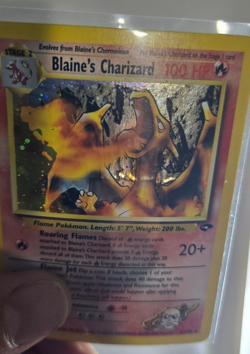 Blaine's Charizard 2/132 Gym Challenge Holo! Pokemon TCG VINTAGE - Image 2