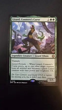 Lizard, Connors's Curse R Marvel's Spider-Man 106 NM - Image 1