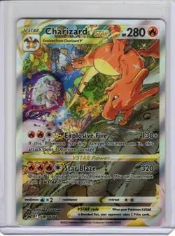 Pokemon TCG - SWSH Black Star Promo - Charizard VSTAR - SWSH262 - Full Art - Image 1