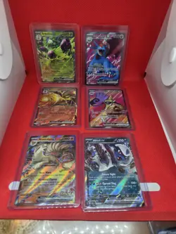 Pokemon ex Card Lot x6 - Arboliva, Salamence, Ninetales, Absol, Aegislash - Image 1