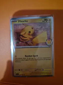 Pikachu 051/162 Pokemon Day 30th Anniversary Stamped Promo TCG NM/M - Image 1