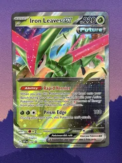 Iron Leaves ex - 128 - Scarlet & Violet Black Star Promo - Pokemon TCG - - HOLO - Image 1