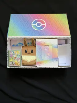 Pokemon SV Prismatic Evolutions Super Premium Collection - Accessories and Box - Image 1