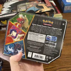 2022 Pokemon Divergent Powers Tin Hisuian Typhlosion NEW 820650851407 - Image 2