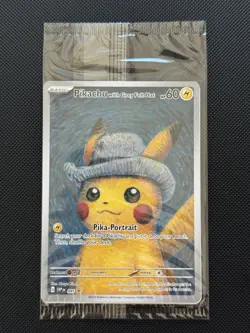Pikachu with Gray Felt Hat Van Gogh Promo SVP #085 Pokemon Sealed - Image 1
