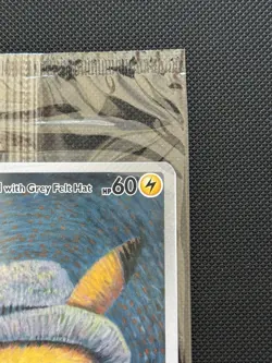 Pikachu with Gray Felt Hat Van Gogh Promo SVP #085 Pokemon Sealed - Image 3