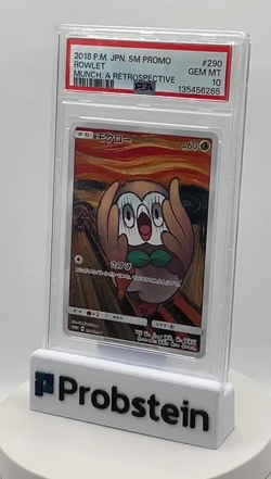 2018 Pokemon Japanese SM Promo Munch: Retrospective #290 Rowlet PSA 10 GEM MINT - Image 2