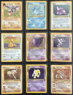 Pokemon Fossil 100% Complete Master Set 62/62 WOTC Vintage 1999 Holo Rare - Image 1