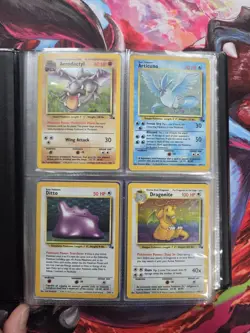 Pokemon Fossil 100% Complete Master Set 62/62 WOTC Vintage 1999 Holo Rare - Image 3