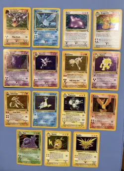 Pokemon Fossil 100% Complete Master Set 62/62 WOTC Vintage 1999 Holo Rare - Image 1