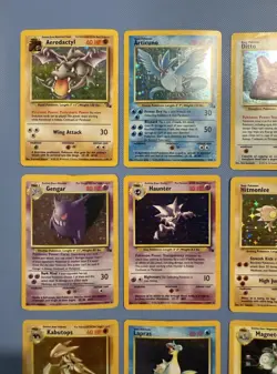 Pokemon Fossil 100% Complete Master Set 62/62 WOTC Vintage 1999 Holo Rare - Image 3