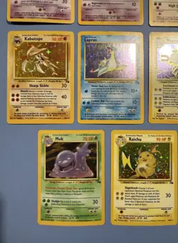 Pokemon Fossil 100% Complete Master Set 62/62 WOTC Vintage 1999 Holo Rare - Image 5