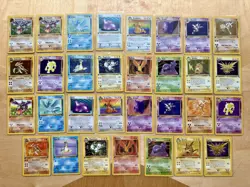 1st Edition Pokemon Fossil Master Set 63/62 100% Complete First Edition Vintage - Image 1