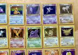 1st Edition Pokemon Fossil Master Set 63/62 100% Complete First Edition Vintage - Image 3