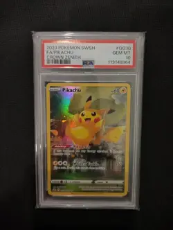 Pokemon Pikachu GG30 Crown Zenith - PSA 10 Gem Mint - English Galarian Gallery - Image 1