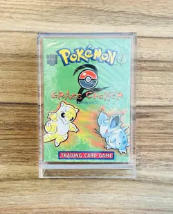 Pokemon Base Set 2 Theme Deck - Grass Chopper (Factory Sealed, w/ Acrylic Case) - Image 1