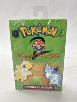 SEALED Wizards of the Coast Pokemon Grass Chopper Theme Deck Base Set 2 - Image 1
