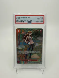 PSA 10 Nami SP OP01-016 (Japanese) OP05 Special Alt Art - One Piece TCG - Image 1