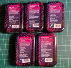 5x Pokemon - Mega Evolution - Complete Art Mini Tin Set Brand New Factory Sealed - Image 2