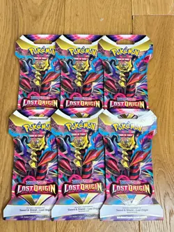 Pokemon TCG Lost Origin Sleeved Booster Packs x6 BRAND NEW SEALED - Image 1