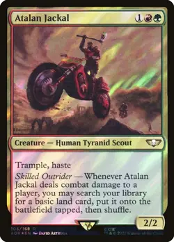 MTG | Atalan Jackal (Surge Foil) | Warhammer 40,000 | 40K | Magic | NM - Image 1