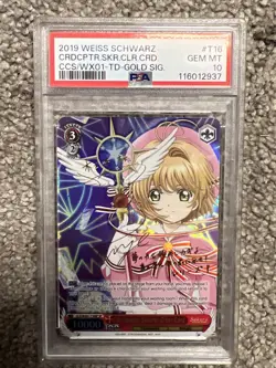 Weiss Schwarz PSA 10 Cardcaptor Sakura: Clear Card (SP) CCS/WX01-T16SP SP - Image 1