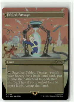 Fabled Passage 1534 Rainbow FOIL - Fallout Secret Lair MTG NM - Image 1