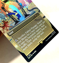 MTG Fabled Passage *BORDERLESS RAINBOW FOIL* Fallout Secret Lair 1534 NM - Image 3