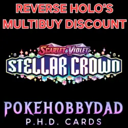 Pokemon Card - Stellar Crown - Reverse Holo Singles - Select Your Own Card - Image 1