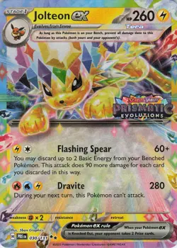 Jolteon ex - (Prismatic Evolutions Stamp) Promo Miscellaneous Cards & Products 0 - Image 1